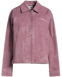Obey - Mauve Denim Outerwear Cotton - Lyst