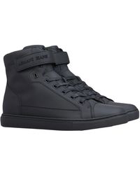 mens armani high top trainers