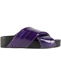 Jil Sander - Sandals Leather - Lyst