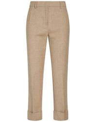 Incotex - By Slowear Sand Pants Virgin Wool, Polyamide, Silk, Elastane - Lyst