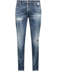 DSquared² - Jeans Cotton, Polyester, Elastane, Cow Leather - Lyst