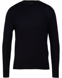 ARMANI EXCHANGE - Midnight Sweater Cotton, Viscose, Silk - Lyst