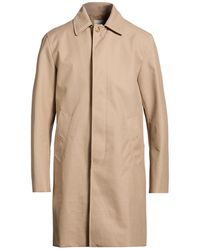 Sandro - Overcoat & Trench Coat Polyester, Wool, Polyurethane - Lyst