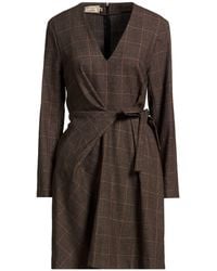Maison Kitsuné - Mini Dress Virgin Wool, Cotton - Lyst