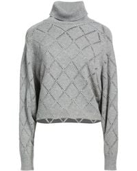 Semicouture - Light Turtleneck Cashmere, Polyamide - Lyst