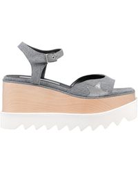 Stella McCartney Elyse Plateau-Sandalen Damen Schuhe Absätze Sandalen mit Keilabsatz 