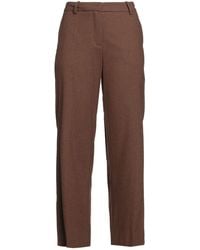 Alysi - Crème Pants Viscose, Polyester, Wool, Elastane - Lyst