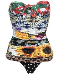 Dolce & Gabbana - One-piece Swimsuit - Lyst