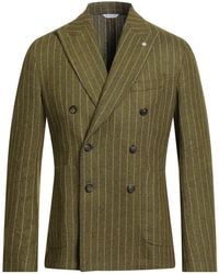Manuel Ritz - Military Blazer Wool, Polyester, Polyamide, Cotton - Lyst