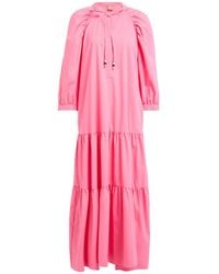BOSS - Midi Dress - Lyst