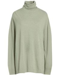 Alysi - Chocolat Turtleneck Merino Wool, Cashmere - Lyst