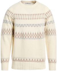 L.B.M. 1911 - Ivory Sweater Wool, Polyamide, Mohair Wool, Polyester - Lyst
