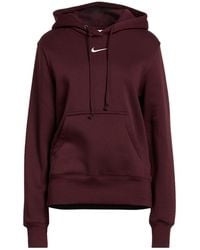 Nike - Burgundy Sweatshirt Cotton, Polyester - Lyst
