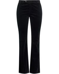 120% Lino - Pants Cotton, Elastane - Lyst
