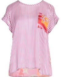 Shirtaporter - Top Silk, Elastane, Viscose - Lyst