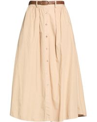 Kocca - Sand Midi Skirt Cotton - Lyst