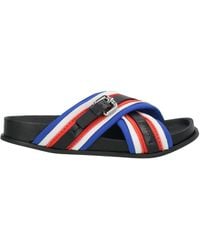 Plan C - Sandals Leather, Textile Fibers - Lyst