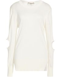 Akep - Cream Sweater Viscose, Merino Wool, Polyamide - Lyst