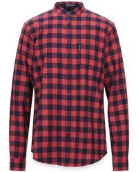 Scotch & Soda Shirt Jacket in Red for Men - Lyst