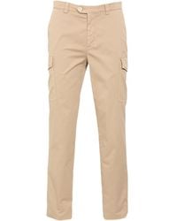 Brunello Cucinelli - Pants Cotton, Elastane - Lyst