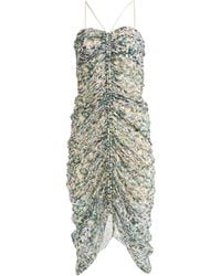 Isabel Marant - Midi Dress Viscose - Lyst