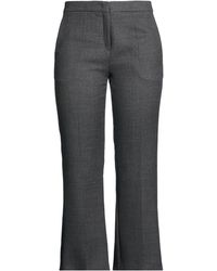 ODEEH - Charcoal Pants Virgin Wool - Lyst