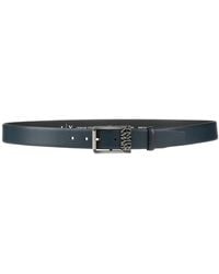 ARMANI EXCHANGE - Belt Cow Leather - Lyst