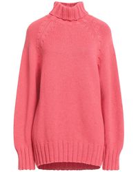 Malo - Coral Turtleneck Cashmere - Lyst