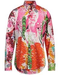 DSquared² - Fuchsia Shirt Cotton, Elastane - Lyst