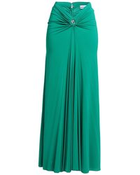 Rabanne - Emerald Maxi Skirt Cupro, Elastane - Lyst