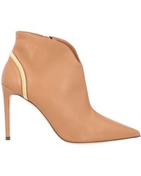 Ninalilou - Camel Ankle Boots Soft Leather - Lyst