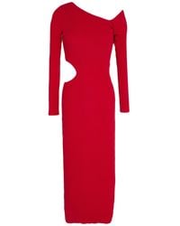 ViCOLO - Midi Dress Viscose, Polyester - Lyst