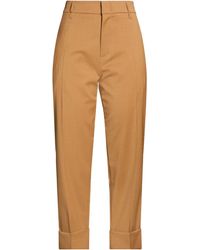 Tela - Camel Pants Polyester, Virgin Wool, Elastane - Lyst