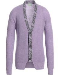 Aries - Lilac Cardigan Acrylic, Nylon, Mohair Wool - Lyst