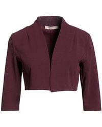 Rinascimento - Burgundy Jacket Polyester, Elastane - Lyst