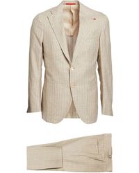 Isaia - Suit Wool, Silk, Linen - Lyst
