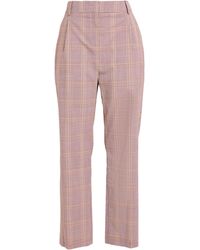 Paul Smith - Burgundy Pants Wool, Polyester, Elastane - Lyst