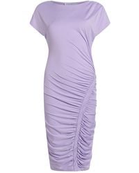 Patrizia Pepe - Essential Midi Dress Polyester, Elastane - Lyst