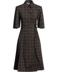 Ganni - Midi Dress Recycled Polyester, Viscose, Elastane - Lyst