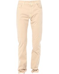 Jacob Coh?n - Pants Cotton, Linen, Elastane, Soft Leather - Lyst