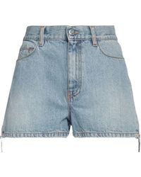 CoSTUME NATIONAL - Denim Shorts - Lyst