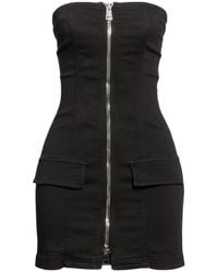 Dondup - Mini Dress Cotton, Elastomultiester, Elastane - Lyst