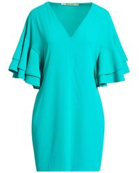 Angela Davis - Mini Dress Polyester, Elastane - Lyst