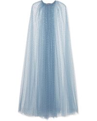 Monique Lhuillier Mantella - Blu