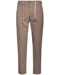 Myths - Charcoal Pants Polyester, Viscose, Elastane - Lyst