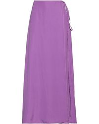 Alysi - Maxi Skirt Silk - Lyst