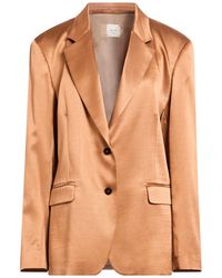 Alysi - Chocolat Blazer Viscose, Virgin Wool, Cotton - Lyst