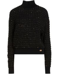 Elisabetta Franchi - Turtleneck Polyester, Viscose, Acrylic, Polyamide, Alpaca Wool - Lyst