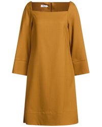 Barba Napoli - Mini Dress Virgin Wool, Elastane - Lyst