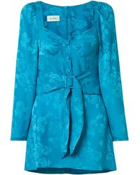 Art Dealer Short Dress - Blue